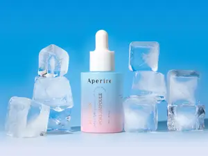 Aperire Be Frozen Pore Ampoule, Korean Skincare, Cooling Pore Serum with Panthenol, Non-Sticky Hydrating Serum, Deep Moisture & Soothing Care for Sensitive Skin 1.01 fl oz . 30ml