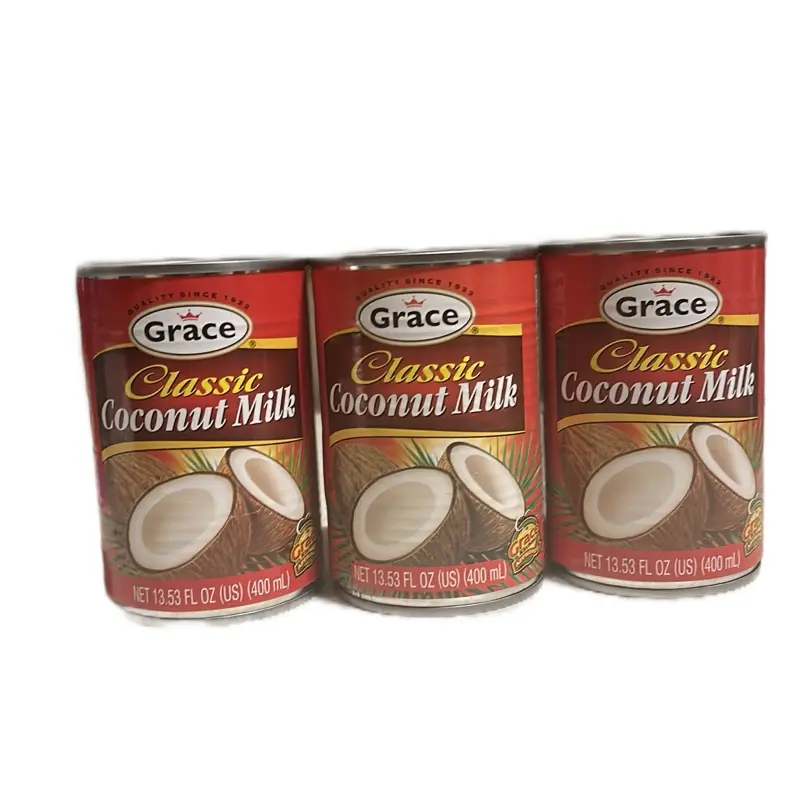 Grace Classic Coconut Milk (3 Pack)- 13.55 FL OZ (400 mL) - Dairy Product with Protein