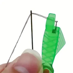 5/10/20pcs Sewing Machine Threader, Easy Automatic Fish-Shaped Needle Threading Tool, Sewing Tools, Random Color, Suitable for Embroidery, DIY Crafts