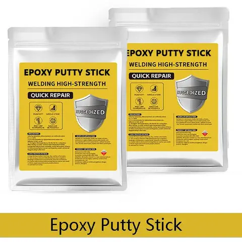 Epoxy Putty Stick, Hard and Fast Repair Epoxy Metal, PlasticGlass, Ceramic Multi-Purpose Cracks, Repair Fills for Quick Fixes