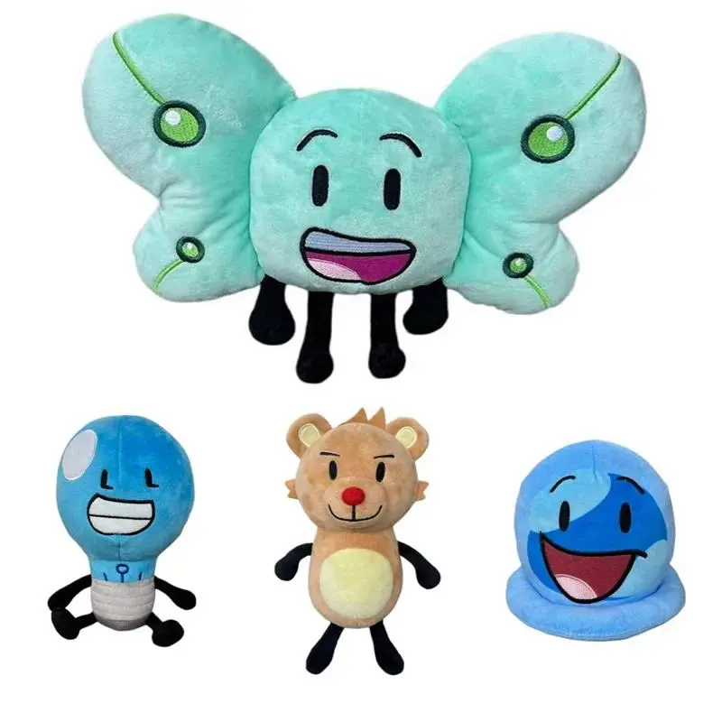 New Bot Plush BFDI Battle For Dream Island Plush Anime Peripherals Soft Doll Collection Room Decoration Toy Kid Birthday Gifts