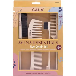 CALA Wheat Straw Comb Set - Earth (4 PCS)