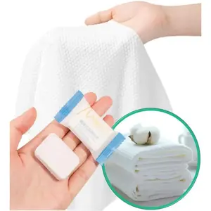 Thicker Larger Compressed Travel Washcloth 11.8"X 10.6" Portable