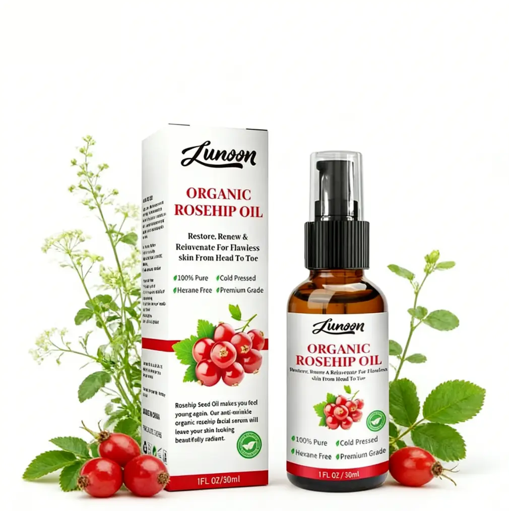 Organic Rosehip Oil 100% Pure Cold Pressed 1FL OZ 30ml Premium Grade for Skin Care
