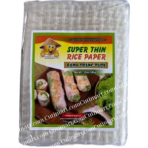 Smile Brand Super Thin Rice Paper (Bánh Tráng Không Nhúng Nước) - 10oz