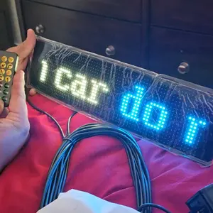 Devil Eyes LED Light Strips for Cars Trucks SUVs 14.76x3.62 Customizable Windshield Decoration with App Control USB Powered 2pcs 10x Driving Excitement Full Color LED Bead Tech