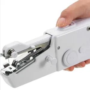 Handheld Sewing Machine for Beginners - Compact, Cordless, User-Friendly, Portable, Battery Operated, Mini Electric Sewing Machine Suitable for a Variety of Fabrics (Battery Not Included)