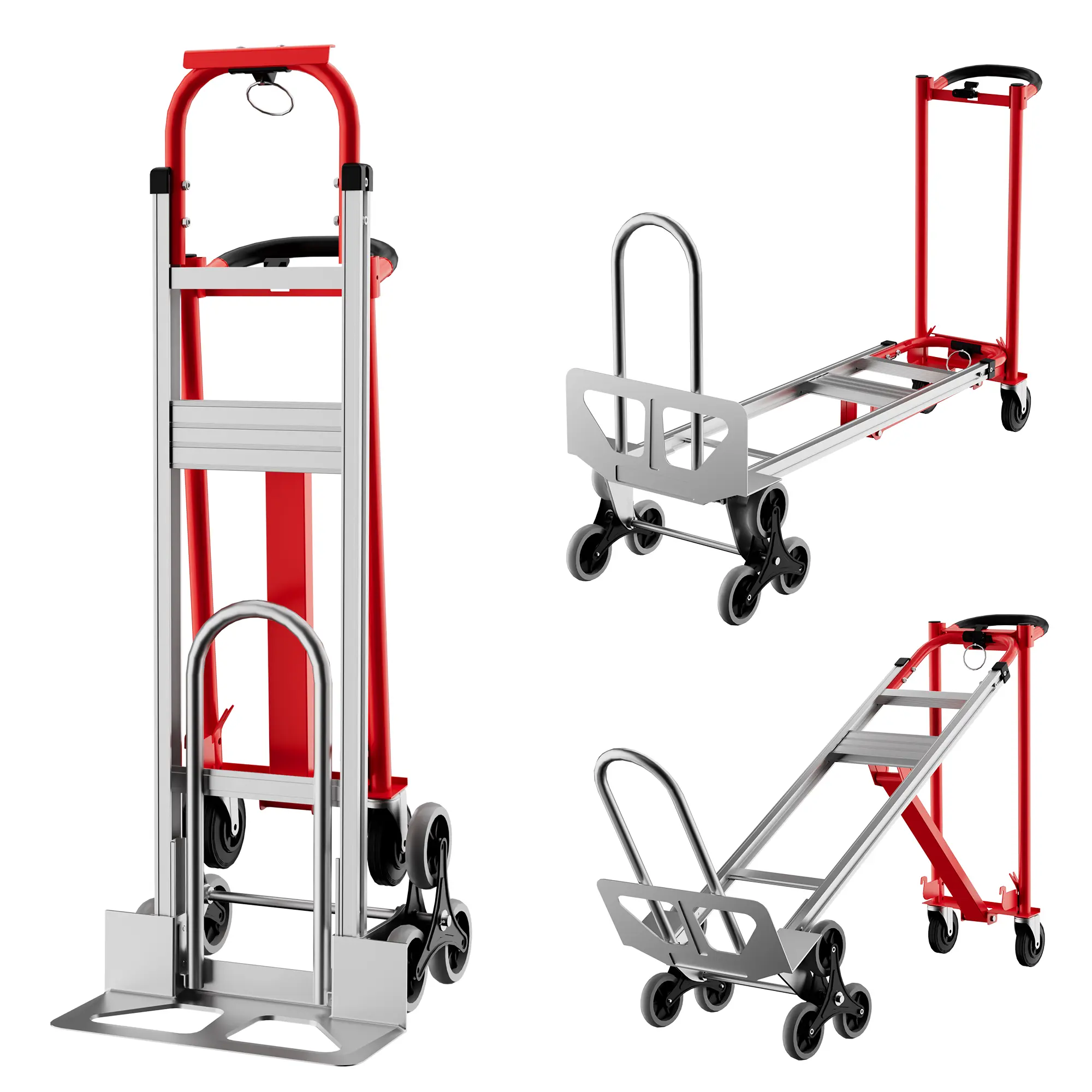 Red and silver stair-climbing model-350KG
