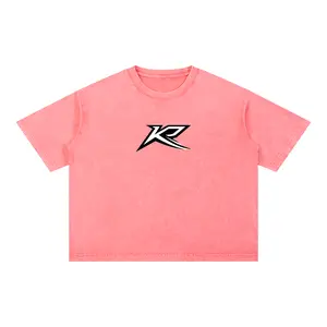 Mineral Wash Boxy Cotton Tee