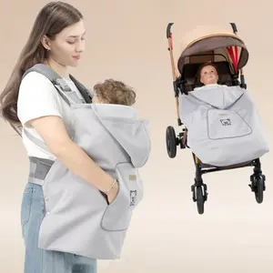 Multicolor Windproof Baby Blanket, Suitable for Stroller Cover, Backpack Waist Pad, Travel-Friendly, Button Design, Warm and Portable