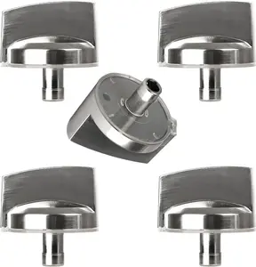 WB03X25796 Gas Cooktop Knob Compatible with ge Profile Stove Knobs, Fits PGP953SET1SS PGP986SET1SS PGP959SET1SS PGP976SET2SS - Replaces AP5986232 PS11721433 4362262 WB03T10326 Burner Range Knob - 5PCS
