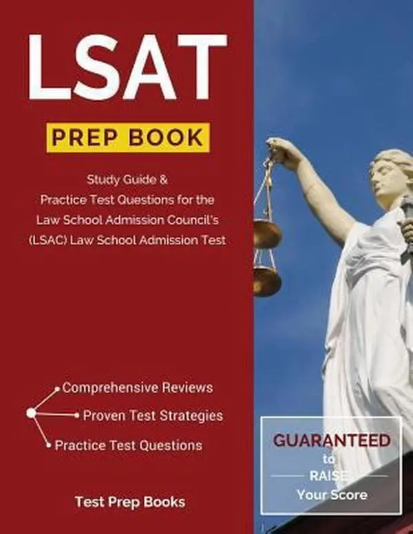 USED Book - LSAT Prep Book: Study Guide & Practice Test Questions for the Law School Admission Council's (LSAC) Law School Admission Test by Test Prep Books (Paperback) - english