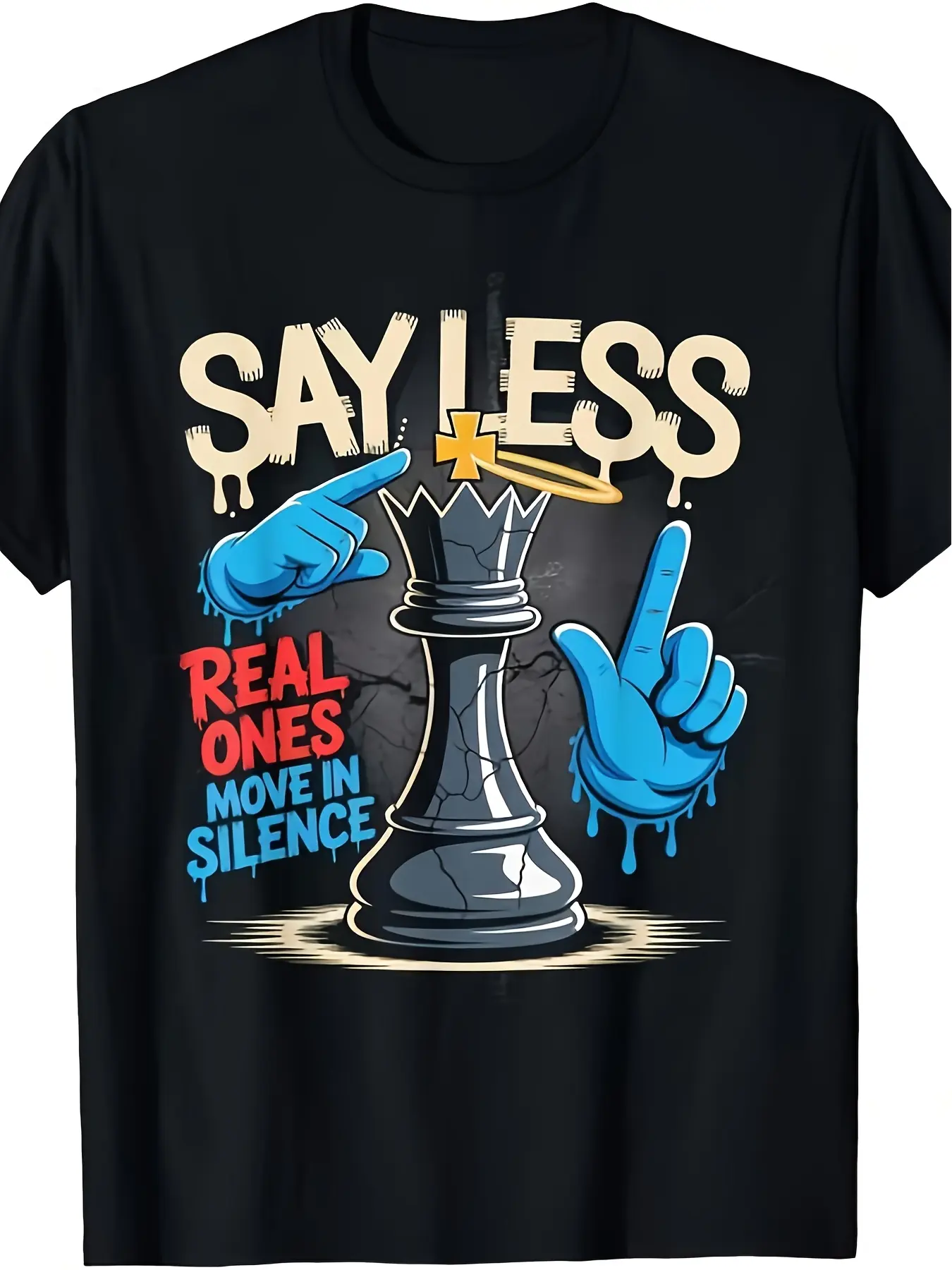 Men's Retro Chess T-Shirt - Chess Piece Design wit unisex soft cotton short sleeve t shirt, vintage graphic casual tee for men women teens, perfect birthday holiday gift for camping travel gym daily street  wear