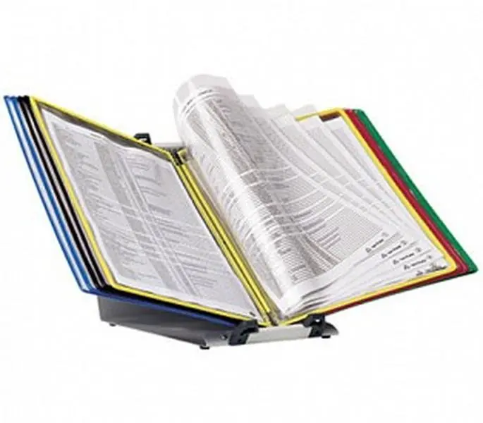 Tarifold P095F FoldFive Office Filing Pack - 5 Pockets, Pivoting Design, Holds 50 Letter Size Sheets, Easy Access to Information, Pivoting Pocket