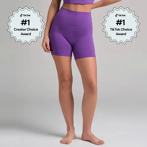 Comfrt | ComfrtCore 5" Biker Shorts | Seamless Front Smooth Fabric Biker Workout Bottom Womenswear