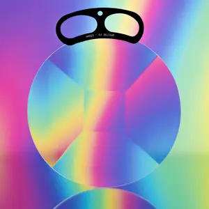 Prism Lens FX Handheld Spectre Filter | Ghost FX Refraction Tool with Flat Focus Center & 4 Quadrants | Creates In-Camera Motion Blur & Ghosting Effects | 1/4-20 Mountable Handle