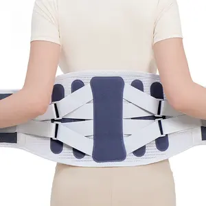 Lumbar Support Belt Steel Plate & Breathable Herniated Disc Relief + Thermal Waist Shaping Adjustable Back Brace Adjustable Posture U Back Shaper