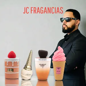 JC Fragancias Bundle | Strawberry Tres Leches + Gelato Viva La Vanilla + Dulce De Leche + Cotton Blush | 100 ml - 3.4 oz Per Bottle
