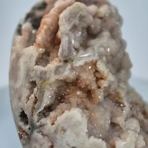 Pink Amethyst Freeform - Druzy Bubble Formation, Brazil, 6 x 5in, 6.19 lb Statement Crystal, Collector Specimen