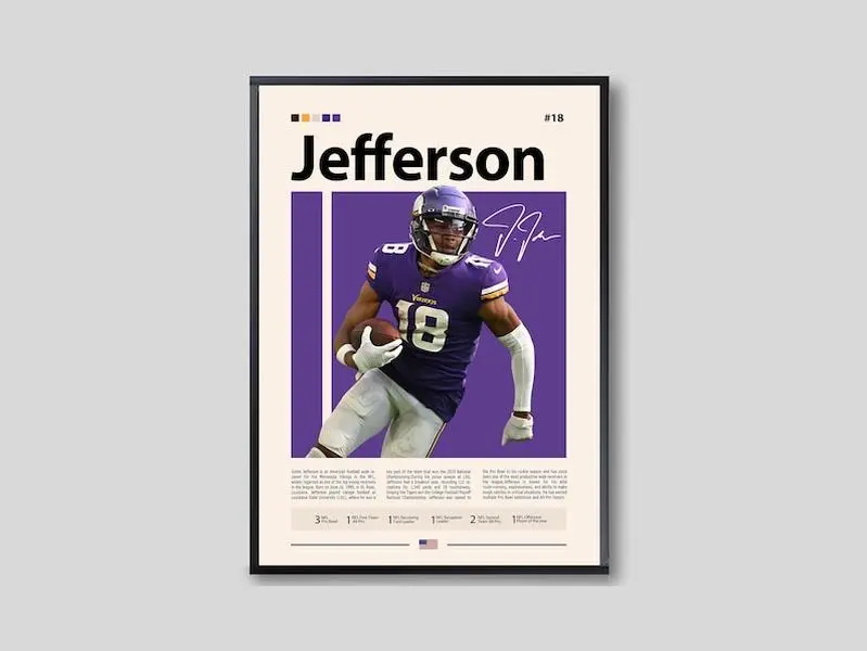 Justin Jefferson Poster