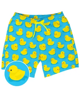 Rubber Ducky Stretch Swim Trunks - 7.5" Inseam