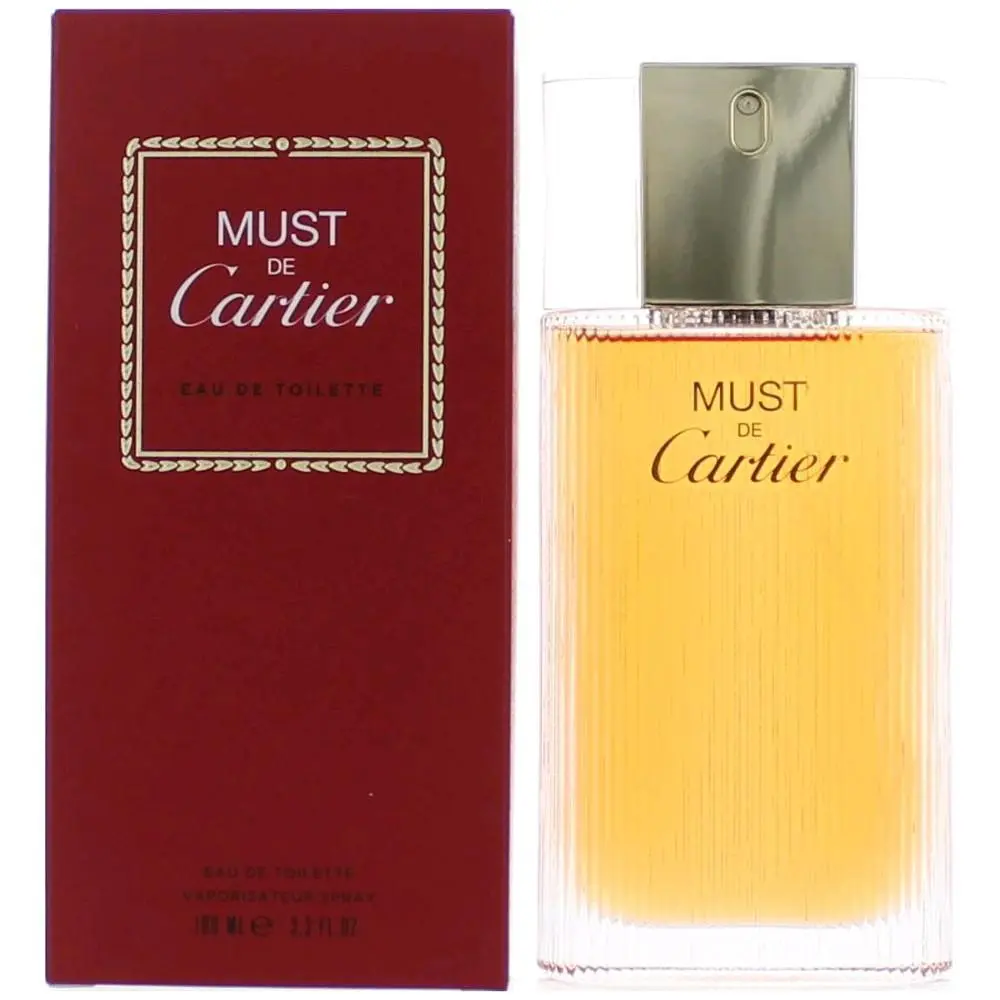 Cartier Must de Cartier Eau de Toilette Spray for Women, 3.4 fl oz - Elegant Fragrance with a Sophisticated, Refined Scent