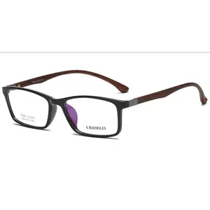 Classic Narrow Rectangular TR90 Thin Plastic Optical Eyeglasses Frame F3009-C2