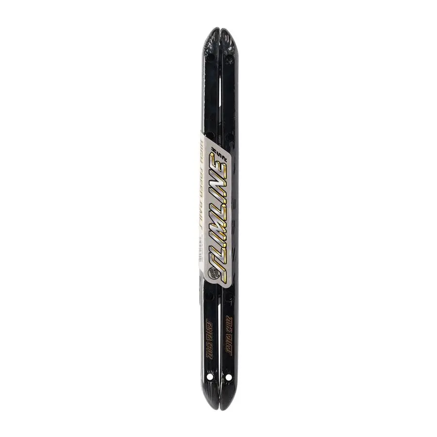 Santa Cruz Slimline HSR Rails - Black Santa Cruz Skateboards with Beveled Shape, Contour Rail, Super Fast High Speed Performance