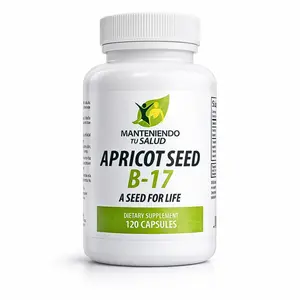 Manteniendo Tu Salud B-17 500mg Apricot Seed Immune Support 120 Capsules Dietary Supplement for Cell Function & Wellbeing Vitamin