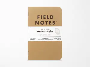 Field Notes Original Kraft Memo Book Set of 3