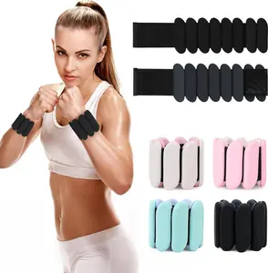 Wrist Weights, 2 count Wearable Wrist Ankle Weights for Women and Men, Adjustable  Bracelets Suitable for Walking, Yoga, and Gym, Arm &  Workout, 2lb