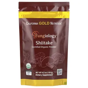 California Gold Nutrition Fungiology®, Certified Organic Shiitake Powder, 4.2 oz (120 g)