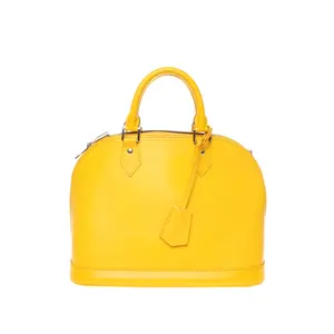 Pre-owned Louis Vuitton EPI Crossbody Bags Alma PM Citron