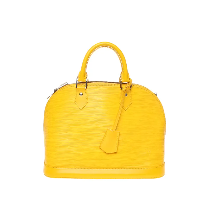 Pre-owned Louis Vuitton EPI Crossbody Bags Alma PM Citron