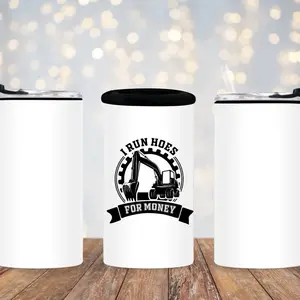 I Run Hoes for Money 4 in 1 Can Cooler / Tumbler