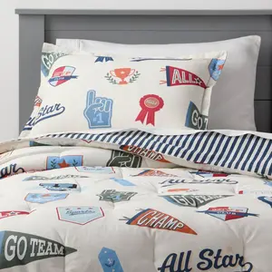 2pc Twin All Star Sports Kids' Comforter Bedding Set - Pillowfort