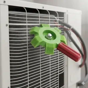 Air Coil Fin Straightener & Rake Tool Set: Precision Repair Kit for Condenser, Evaporator, Radiator & HVAC Systems. Durable, Anti-Corrosion, Multi-Function. Industrial & Home AC Use. Choose 1-Pc or 2-Pc Set.