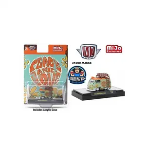 M2 Machines 1:64 1960 Volkswagen Delivery Peace & Love Weathered Limited 4,800 Pieces – Mijo Exclusives