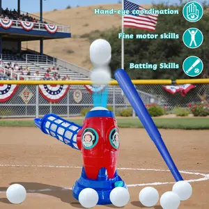 T Ball Sets for Kids 5-8,Tee Ball Set with Plastic Baseball Bat,Toddler Game Sports & Outdoors Toys, Baseball Training Equipment for Youth 3-5, Tball Gifts for Boys Girls 8-12
