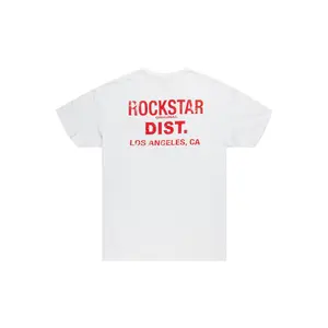Dalasia White/Red Oversized Tee