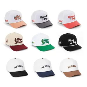 Full Collection Breezy Golf "Have A Day" Limited Edition Summer Rope Hat - WM Phoenix Open x Tour Championship Collab | Cotton Blend Adjustable Snapback Cactus-Inspired Embroidery