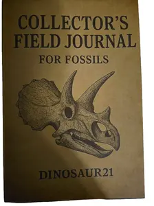 Collector's Field Journal For Fossils Dinosaur21
