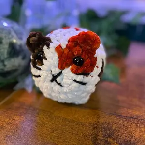 Small Calico Loaf Cat - Handmade Crochet