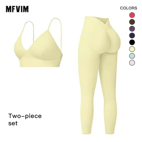 Women's 2-Piece Solid Color Cut-Out Backless Camisole & High-Waist Leggings Workout Set - Sporty High Stretch, Breathable Workout Tops, Athleisure Outfits for Yoga, Gym, Valentine's Day Gift, Travel/Camping Essentials