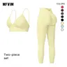 Women's 2-Piece Solid Color Cut-Out Backless Camisole & High-Waist Leggings Workout Set - Sporty High Stretch, Breathable Workout Tops, Athleisure Outfits for Yoga, Gym, Valentine's Day Gift, Travel/Camping Essentials