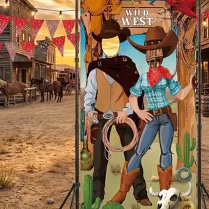 Western Party Cowboy Throwing Game, Suitable for Children and Adults, Western Theme Activities, Cowboy Decorations and Supplies