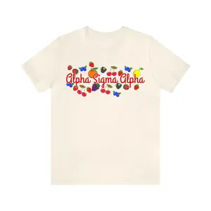 Alpha Sigma Alpha Berry Bella Canvas Favorite Tees