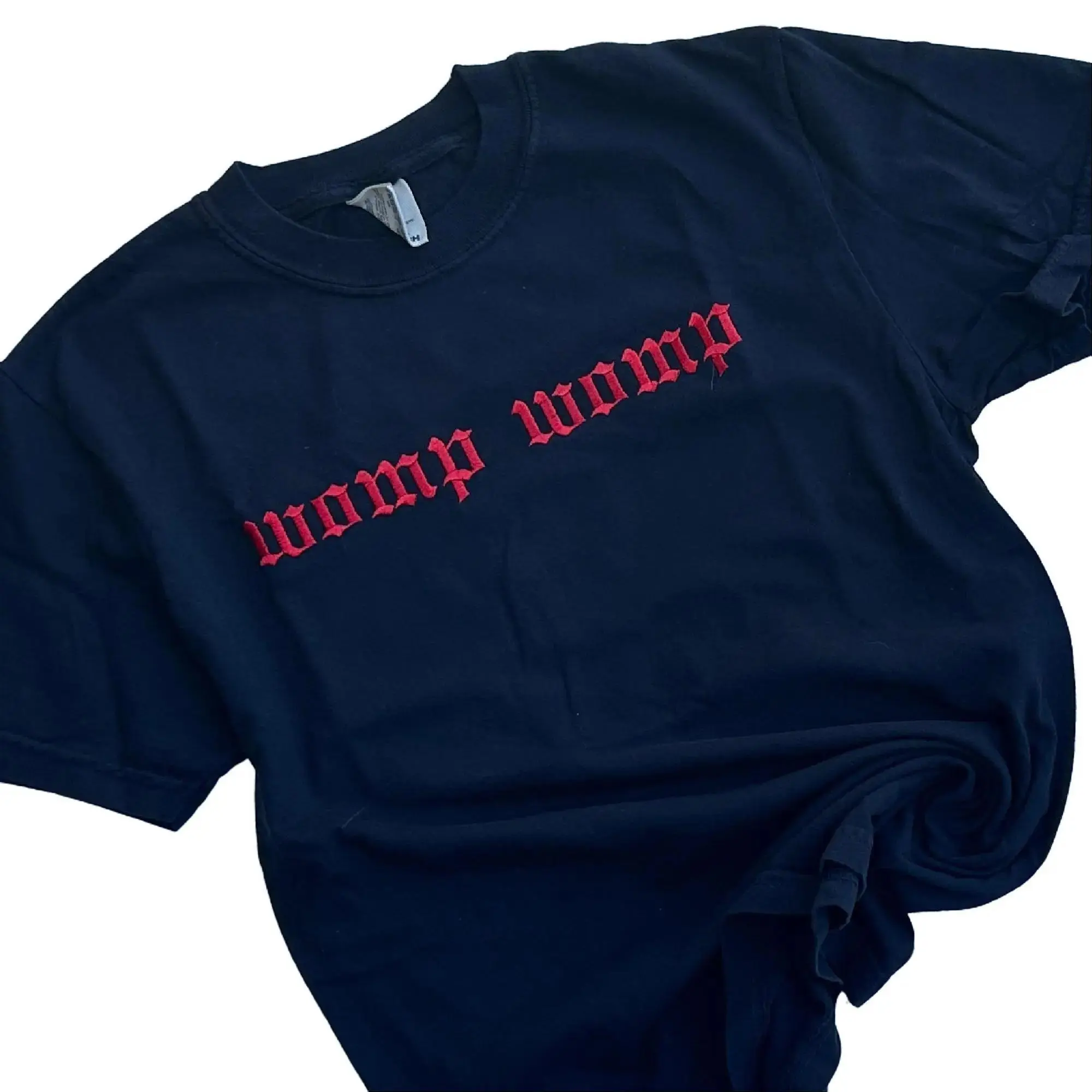 Comfort Colors -RED Womp Womp Embroidered T-shirt - TikTok Shop