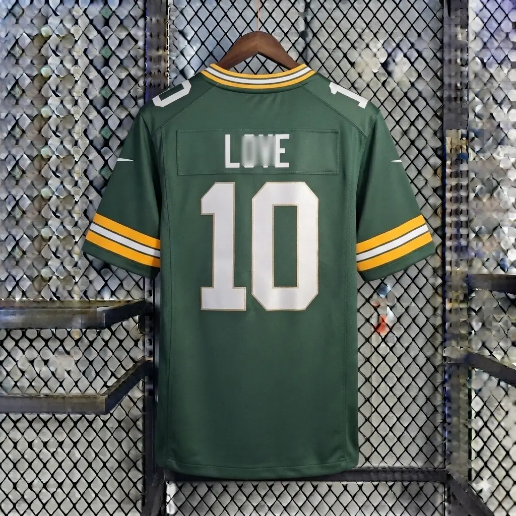 Men's #10Green Player Game Jersey Football Jersey, Team Jersey – with logo