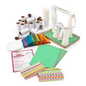671 Pc. STEM Roller Coaster Educational Kit - Makes 12